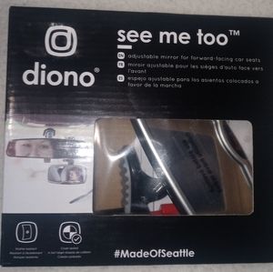 Diono adjustable mirror for forward facing baby car seat still in box never used